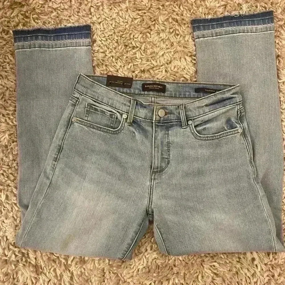 Women’s Straight Leg Girlfriend Crop Jeans NEW size 27 - Picture 6 of 8